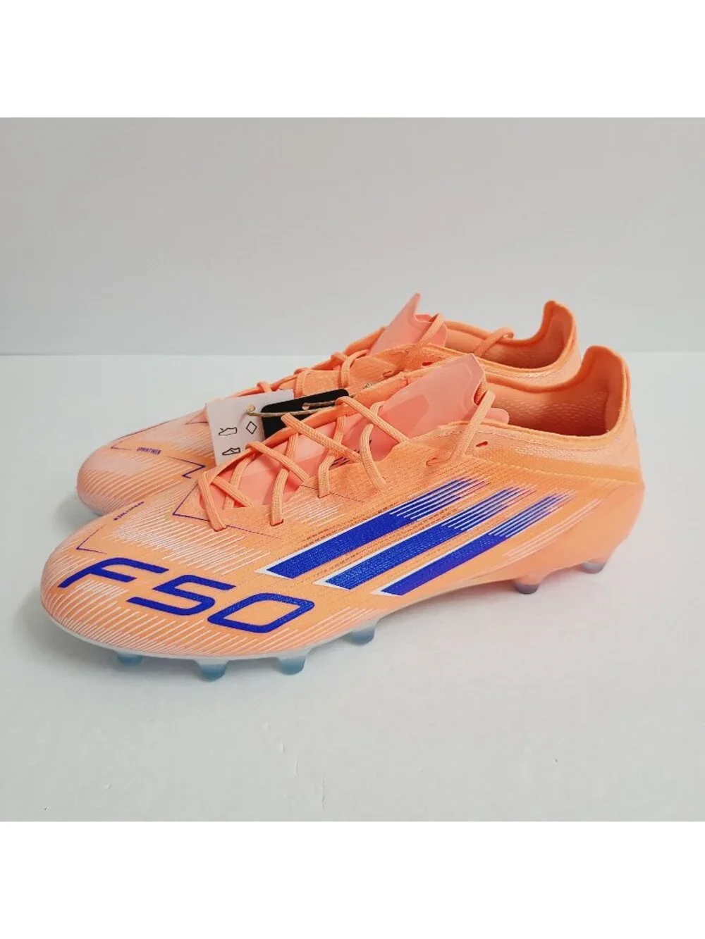 NEW Adidas F50 Elite AG Soccer Cleats JH7637 Size 7 Orange
